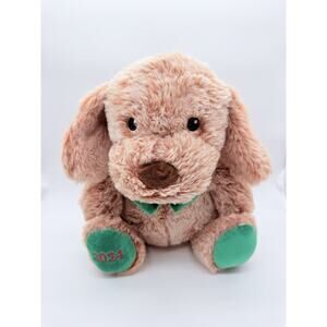 Petsmart Chance Dog Plush 2024 Green Bow Stuffed Animal Soft Toy 12"